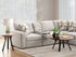Hunter 5-Piece Sectional with Pop Up Sleeper and Chaise