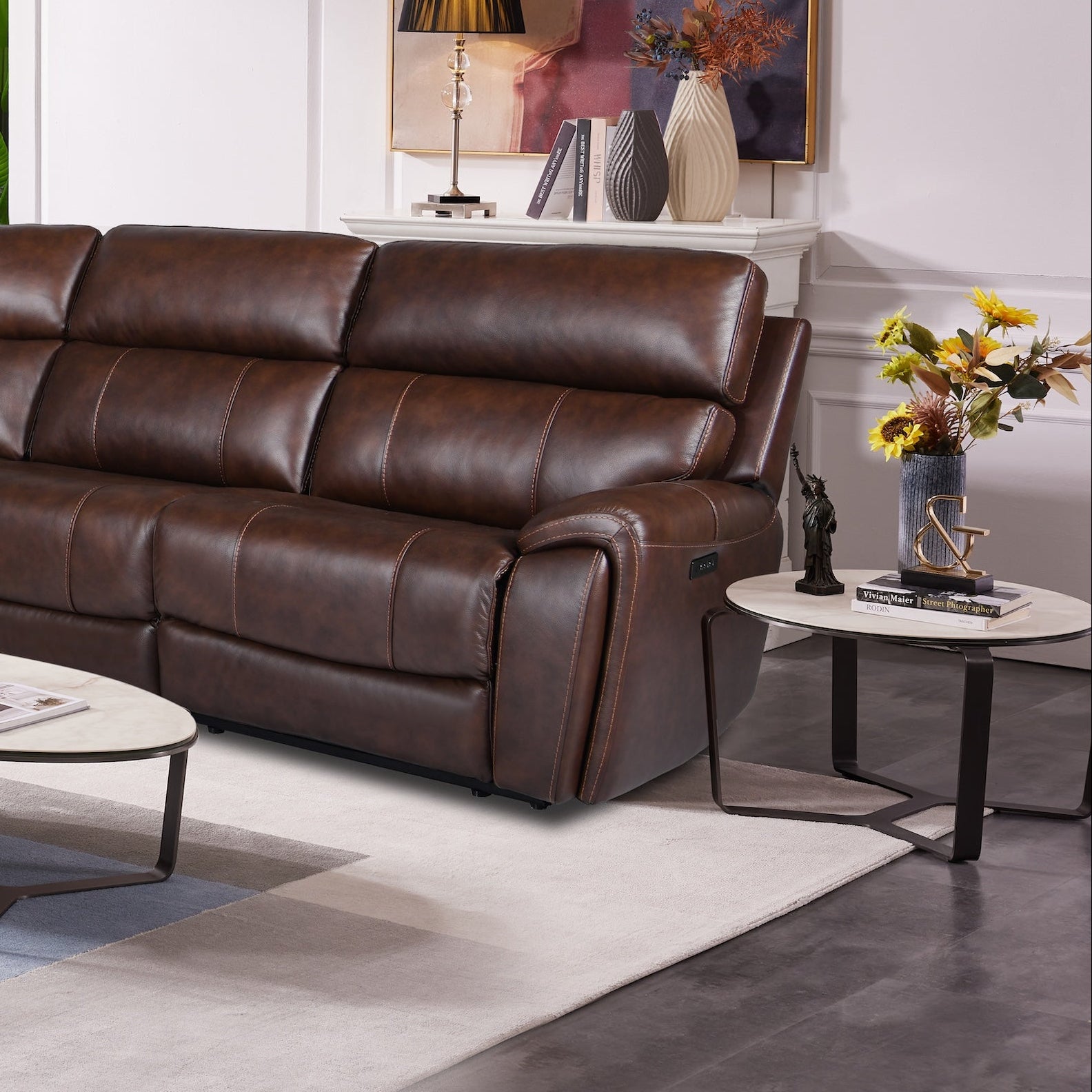 Thomas 6 Piece Power Reclining Sectional - Adams Furniture
