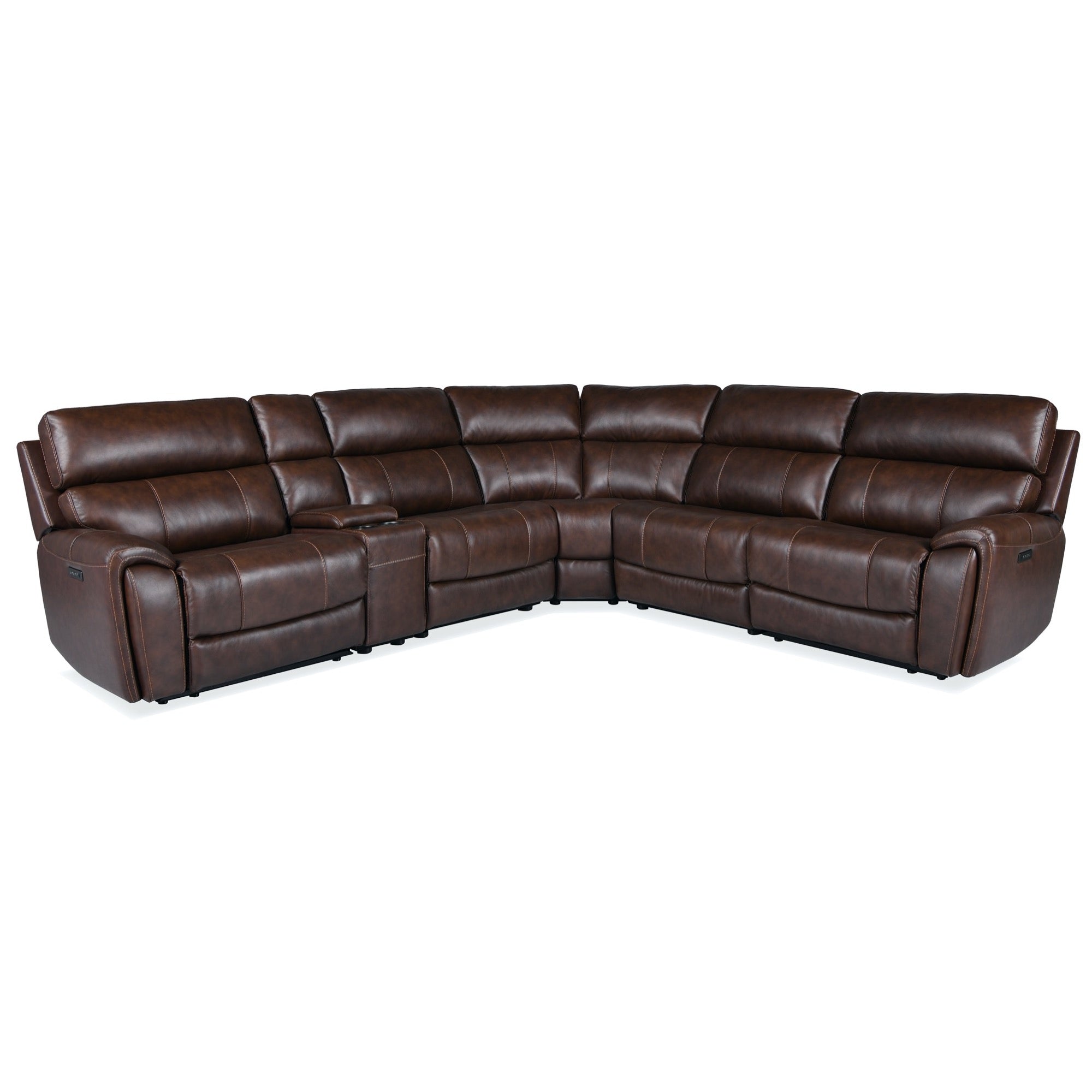 Thomas 6 Piece Power Reclining Sectional - Adams Furniture