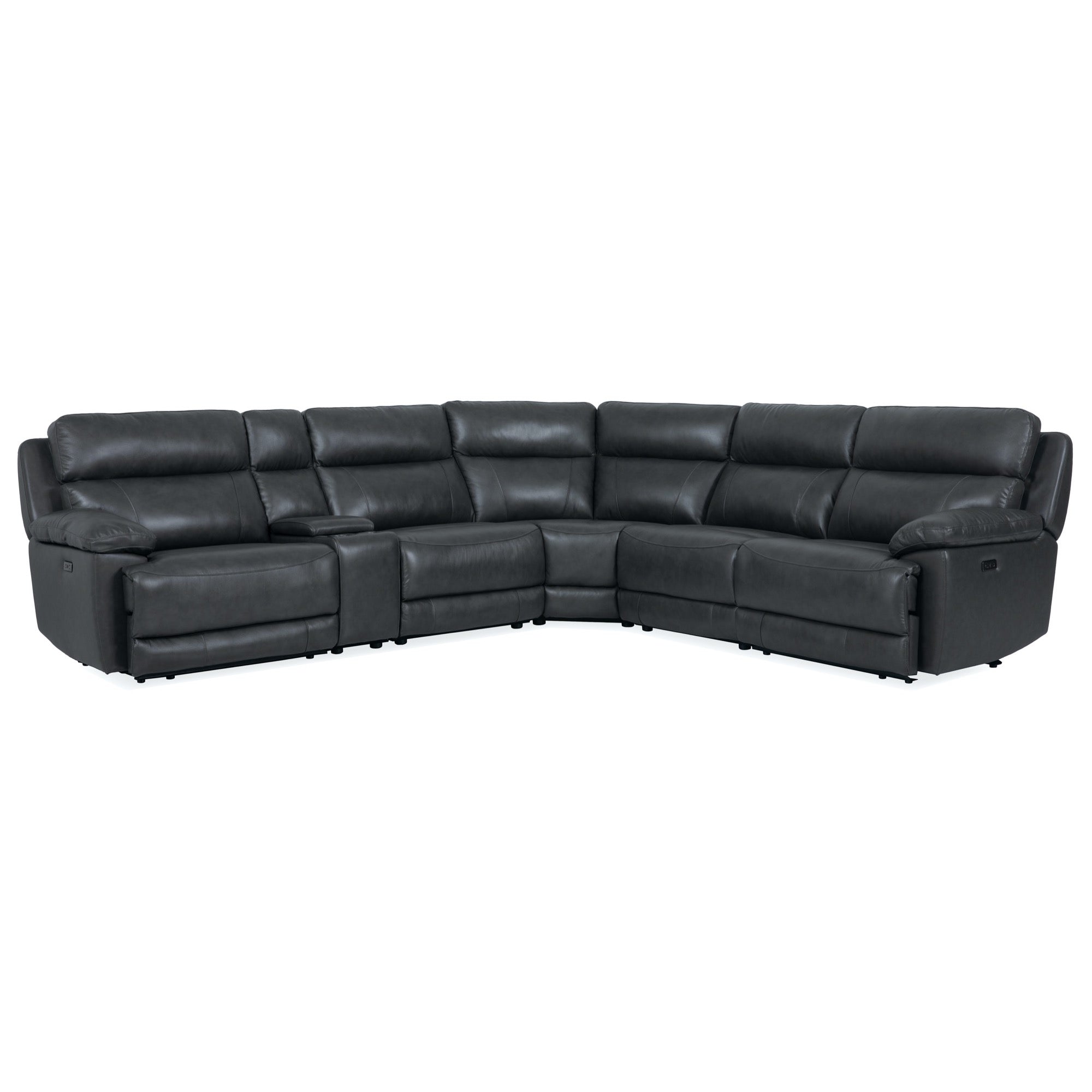 Isaiah 6 Piece Power Reclining Sectional - Adams Furniture