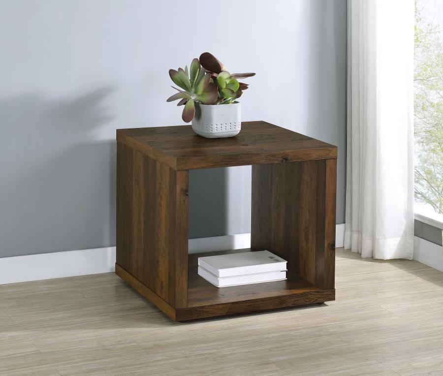 Side End Table Dark Pine - Adams Furniture