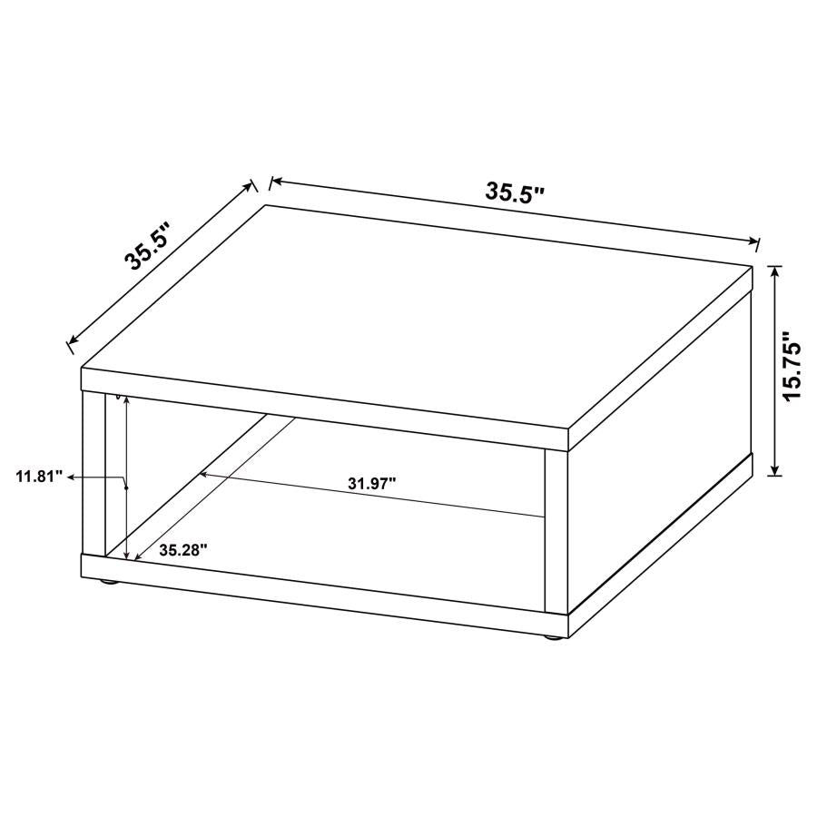 Coffee Table Dark Pine - Adams Furniture