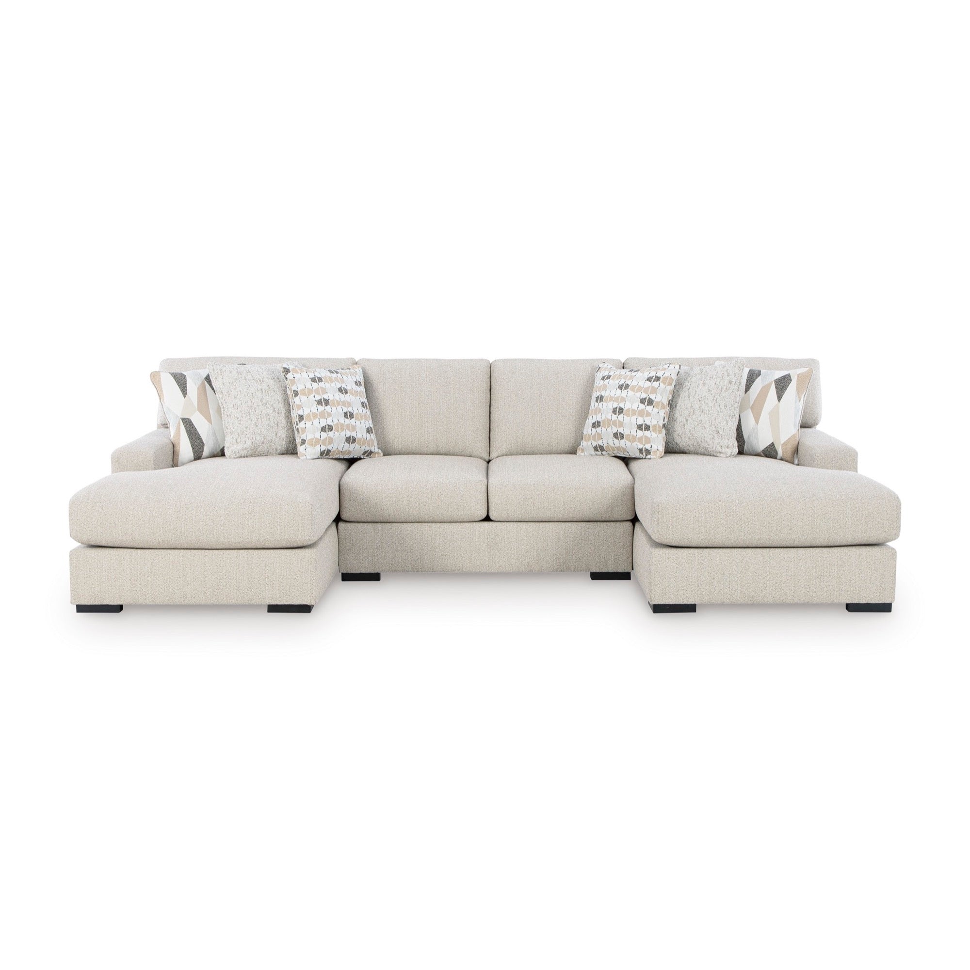 Piper 3 Piece Double Chaise Sectional