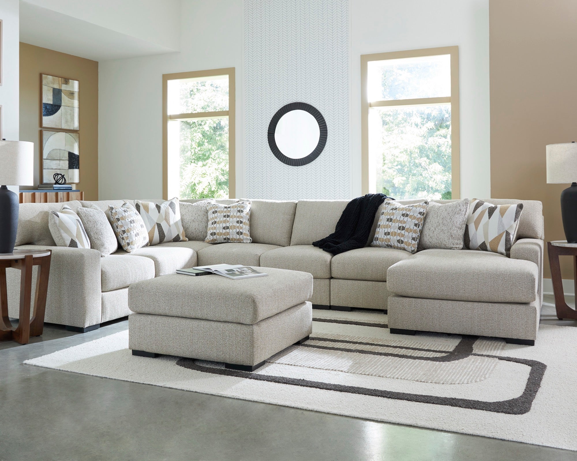 Piper 5-Piece Sectional with Chaise - Adams Furniture
