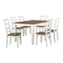 7PC DINING SET, CHERRY/WHT - 5894N-7P (31425)