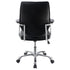 Upholstered Adjustable Home Office Desk Chair Black