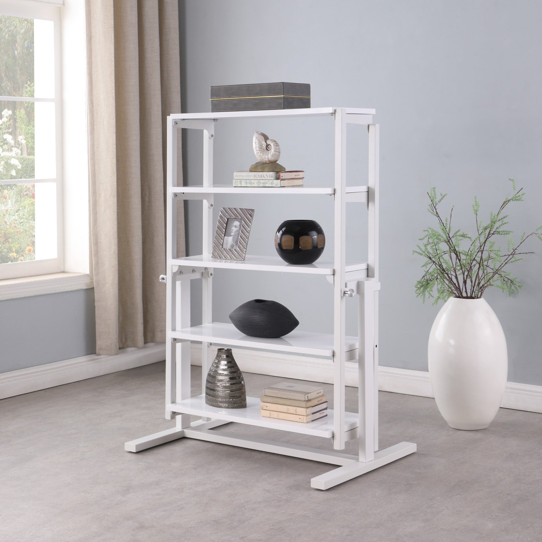 Convertible Bookshelf to Dining Table - Adams Furniture