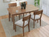 DINING SET, 5PC BROWN - PCD609-225 (26065)