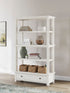 BOOKCASE, ANTIQUE WHITE - H742-70 (80506)