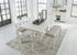 COUNTER TABLE, ANTQ WHITE - D642-32 (8035)