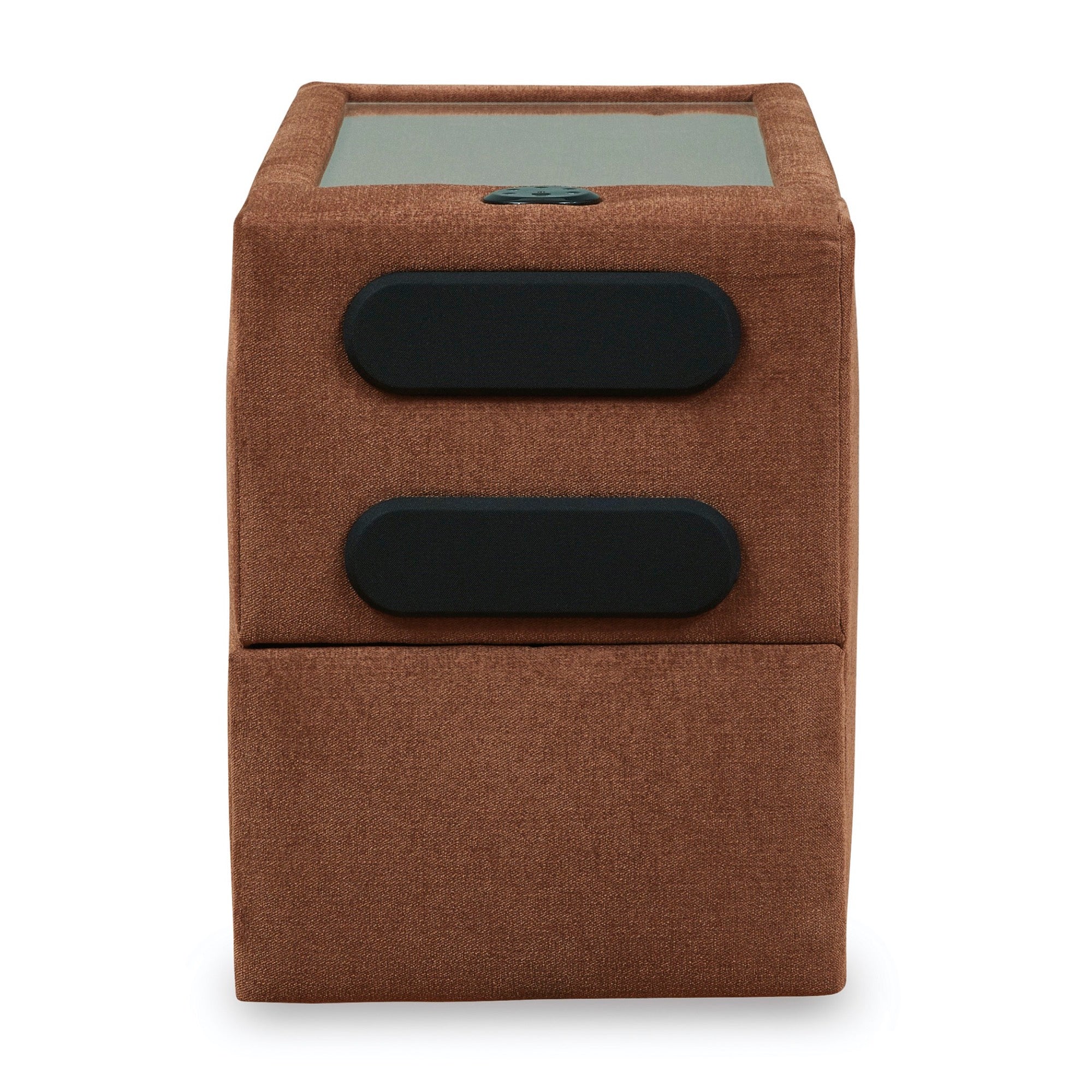 Kennedy Spice Console with Audio System - Adams Furniture