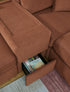 Kennedy Spice Console with Storage - Adams Furniture