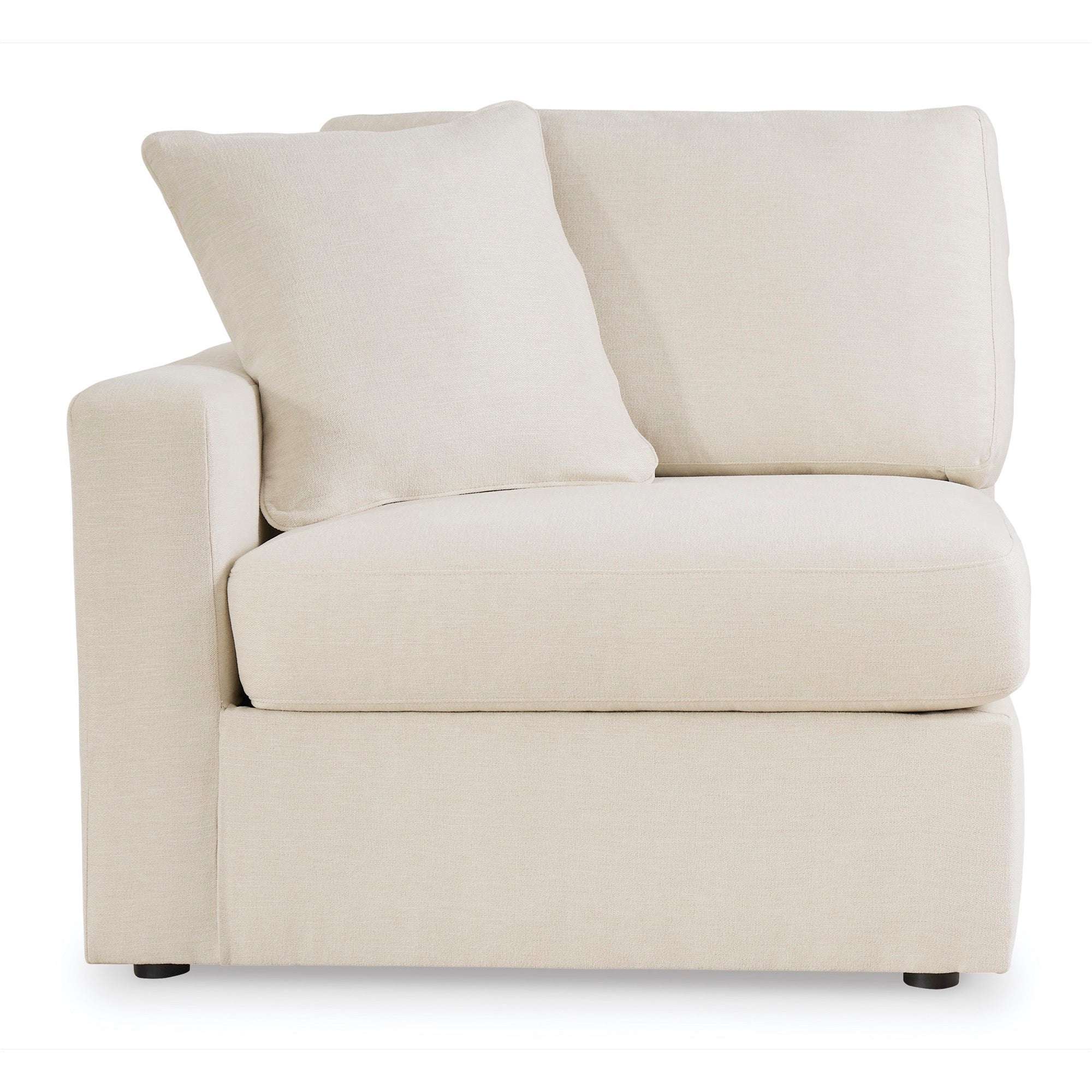 Kennedy Oyster Left-Arm Facing Corner Chair