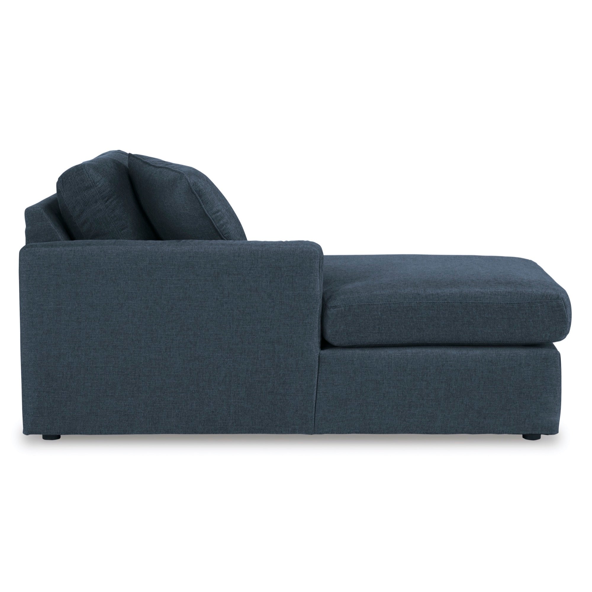 Kennedy Blue Left-Arm Facing Corner Chaise - Adams Furniture