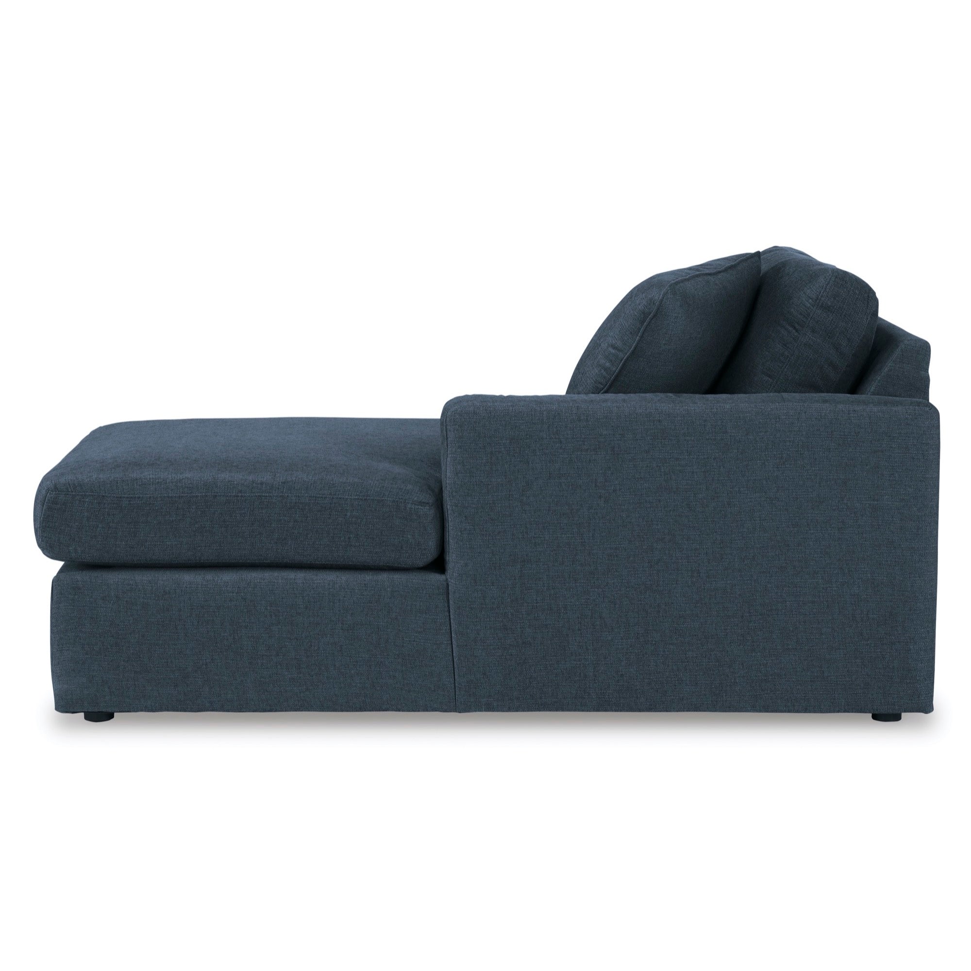 Kennedy Blue Right-Arm Facing Corner Chaise - Adams Furniture