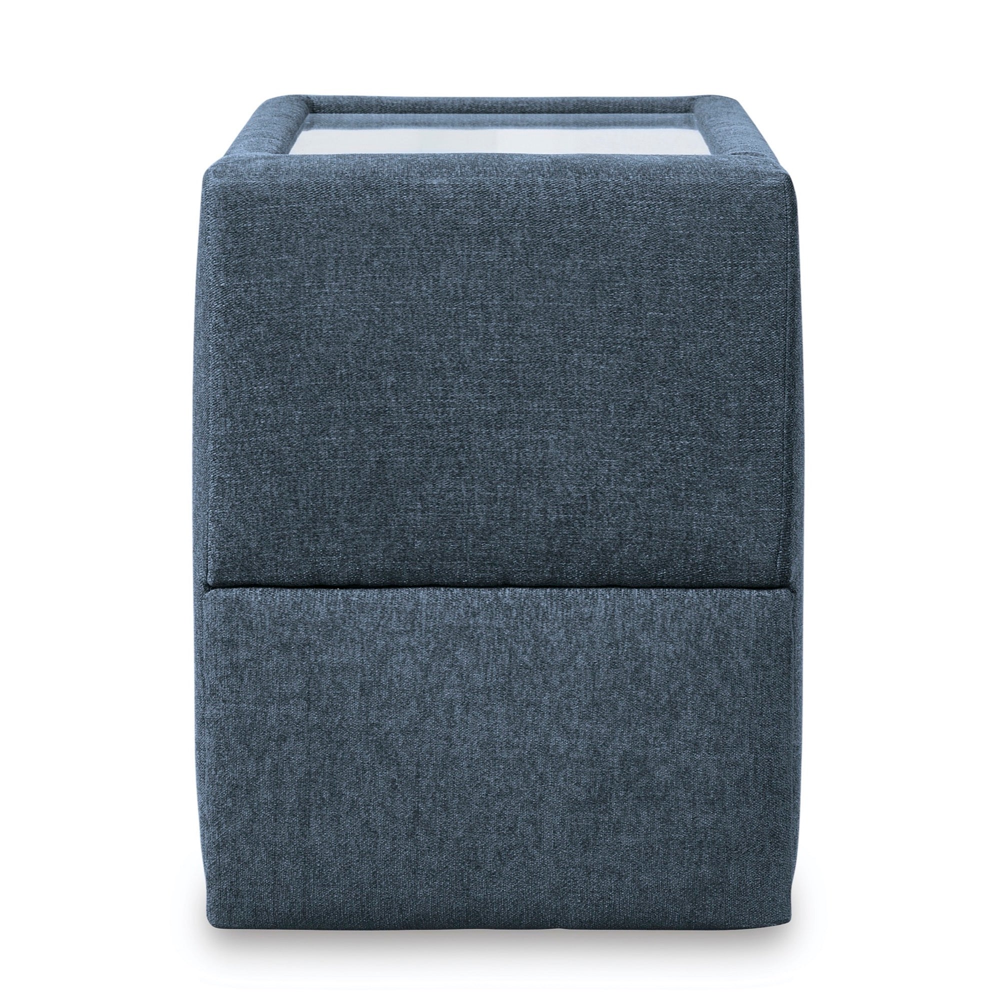 Kennedy Blue Console with Storage - Adams Furniture