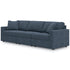 Kennedy Blue 3-Piece Modular Sofa