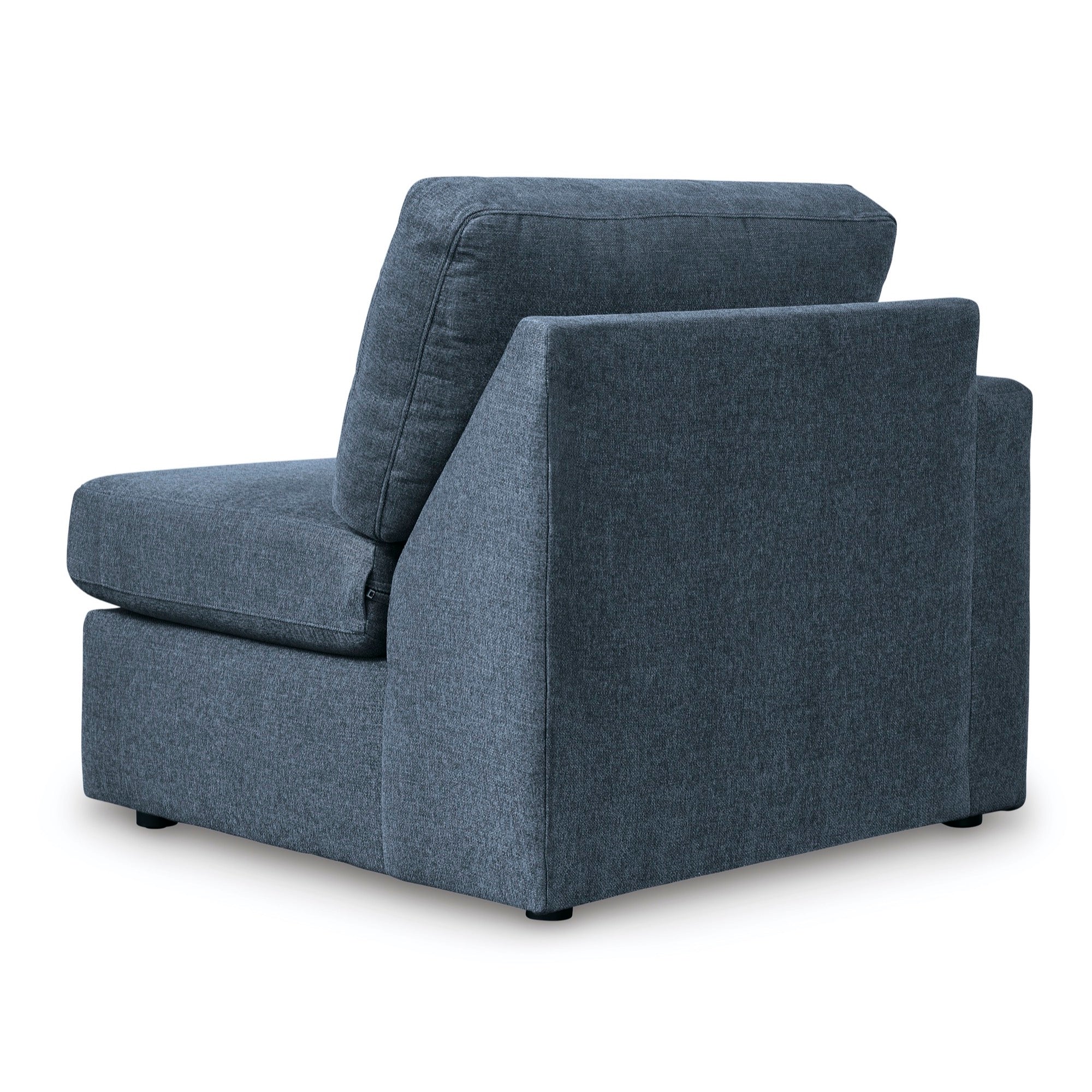 Kennedy Blue Left-Arm Facing Corner Chair - Adams Furniture