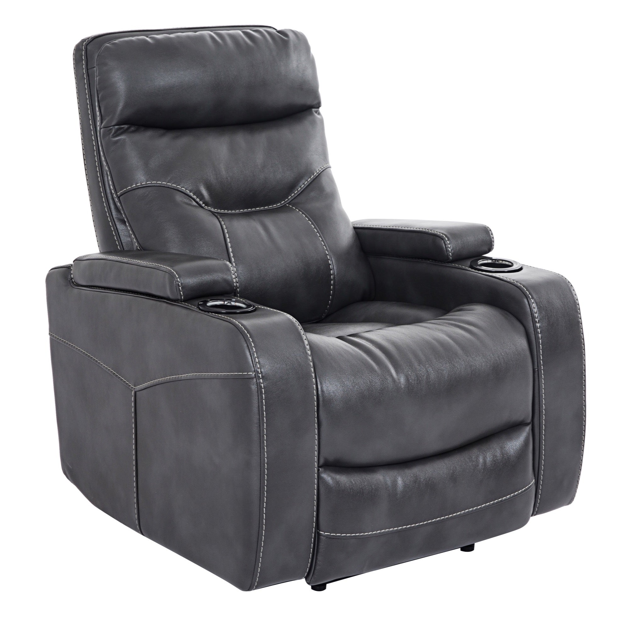 Slate Grey Zero Gravity Power Recliner - Adams Furniture
