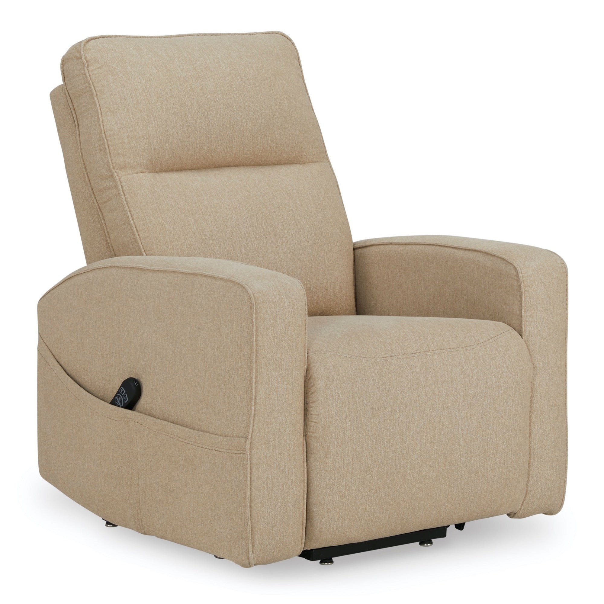 Taupe Power Lift Recliner - Adams Furniture