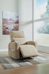Taupe Power Lift Recliner - Adams Furniture