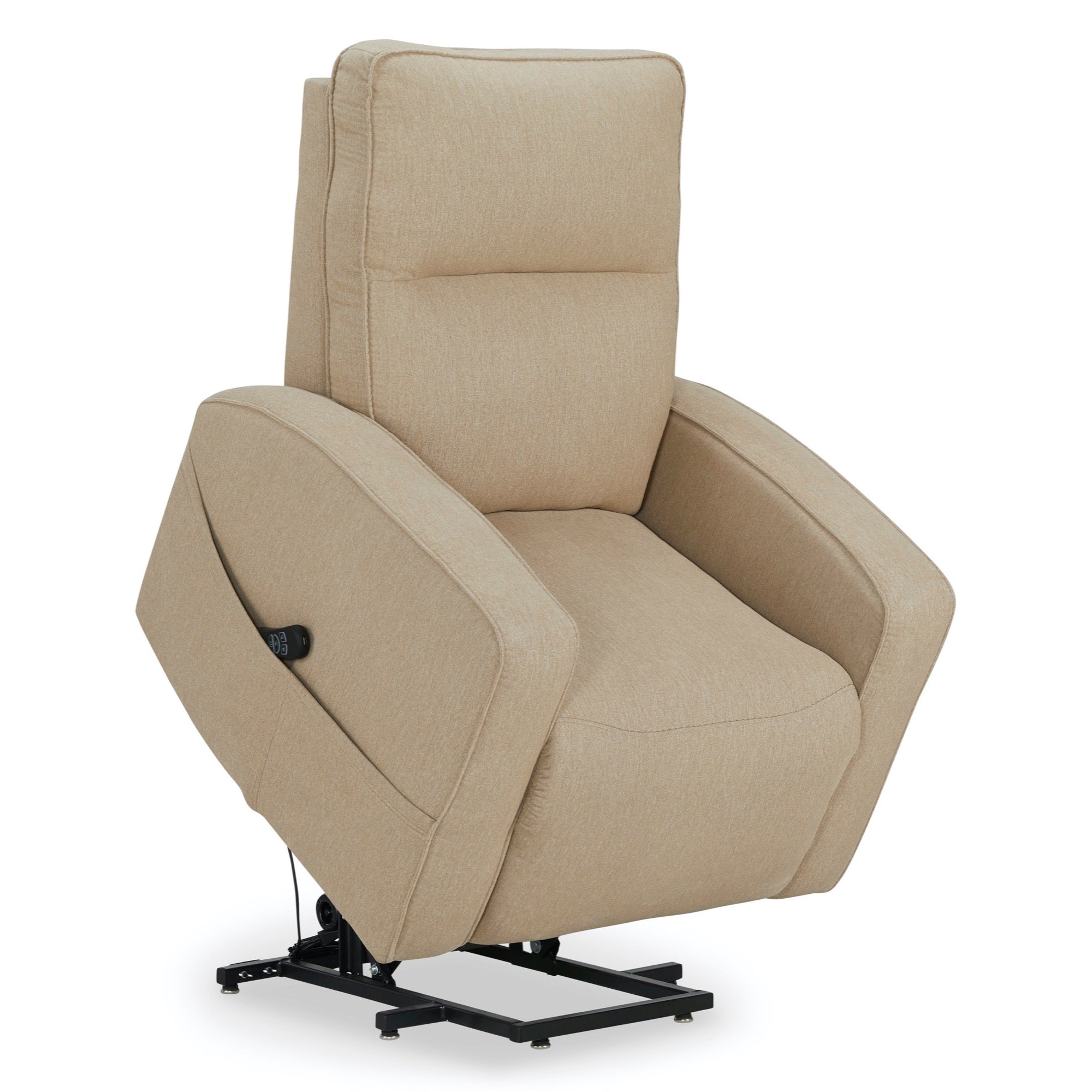 Taupe Power Lift Recliner - Adams Furniture