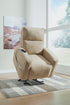 Taupe Power Lift Recliner - Adams Furniture
