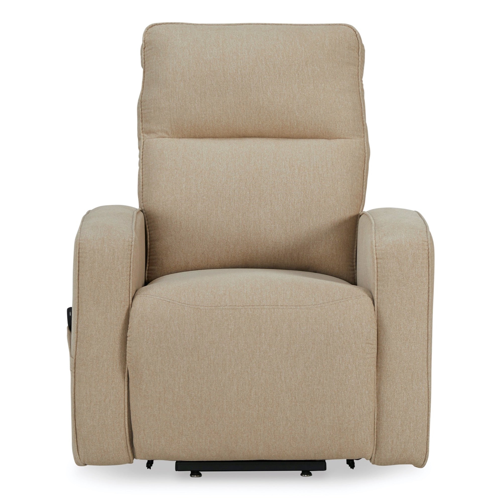 Taupe Power Lift Recliner - Adams Furniture