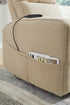 Taupe Power Lift Recliner - Adams Furniture