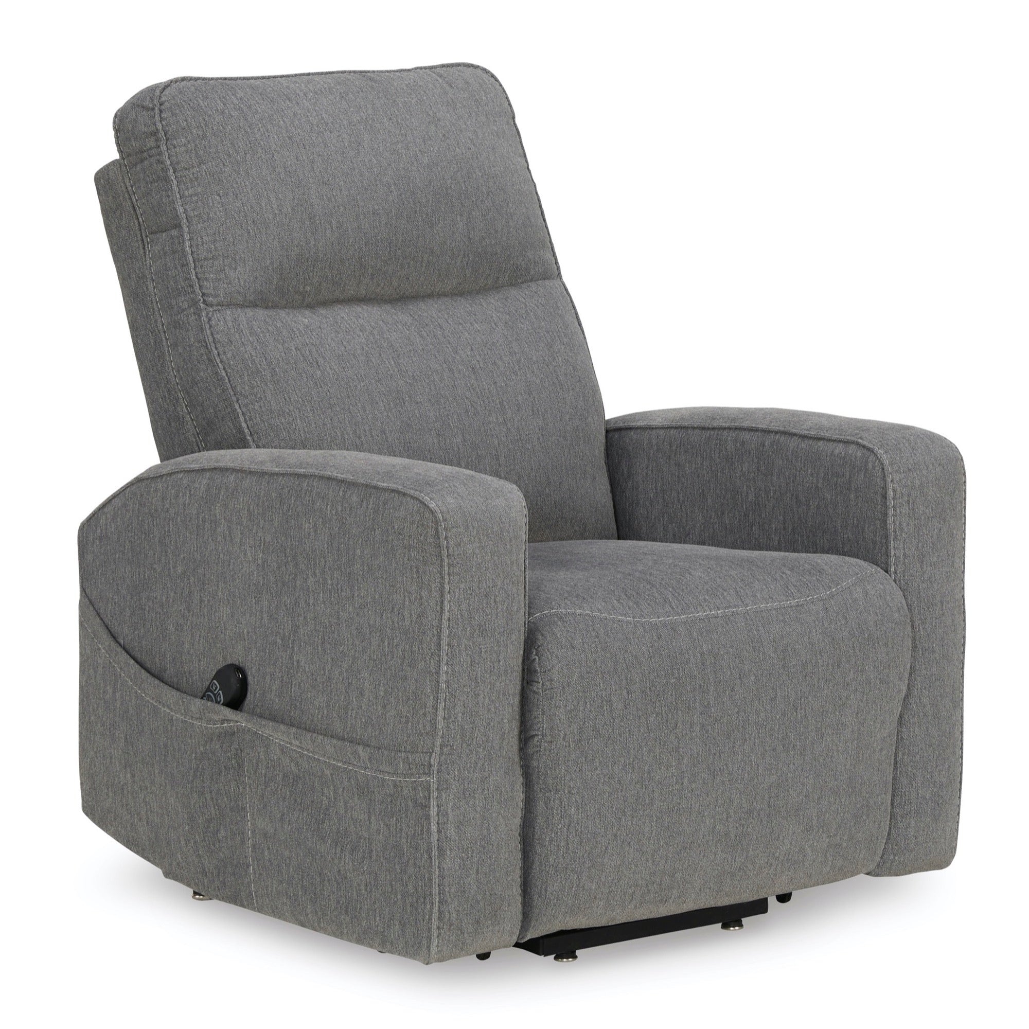 Grey Power Lift Recliner - Adams Furniture