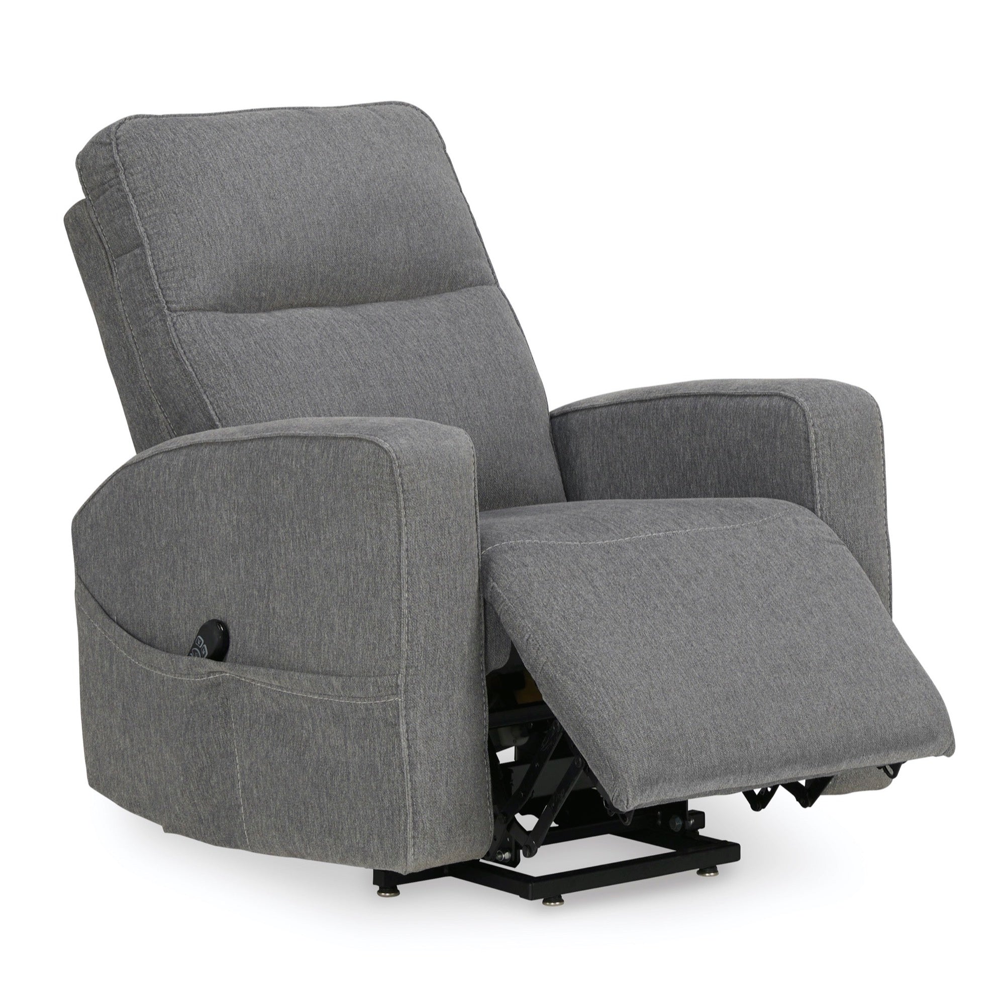 Grey Power Lift Recliner - Adams Furniture