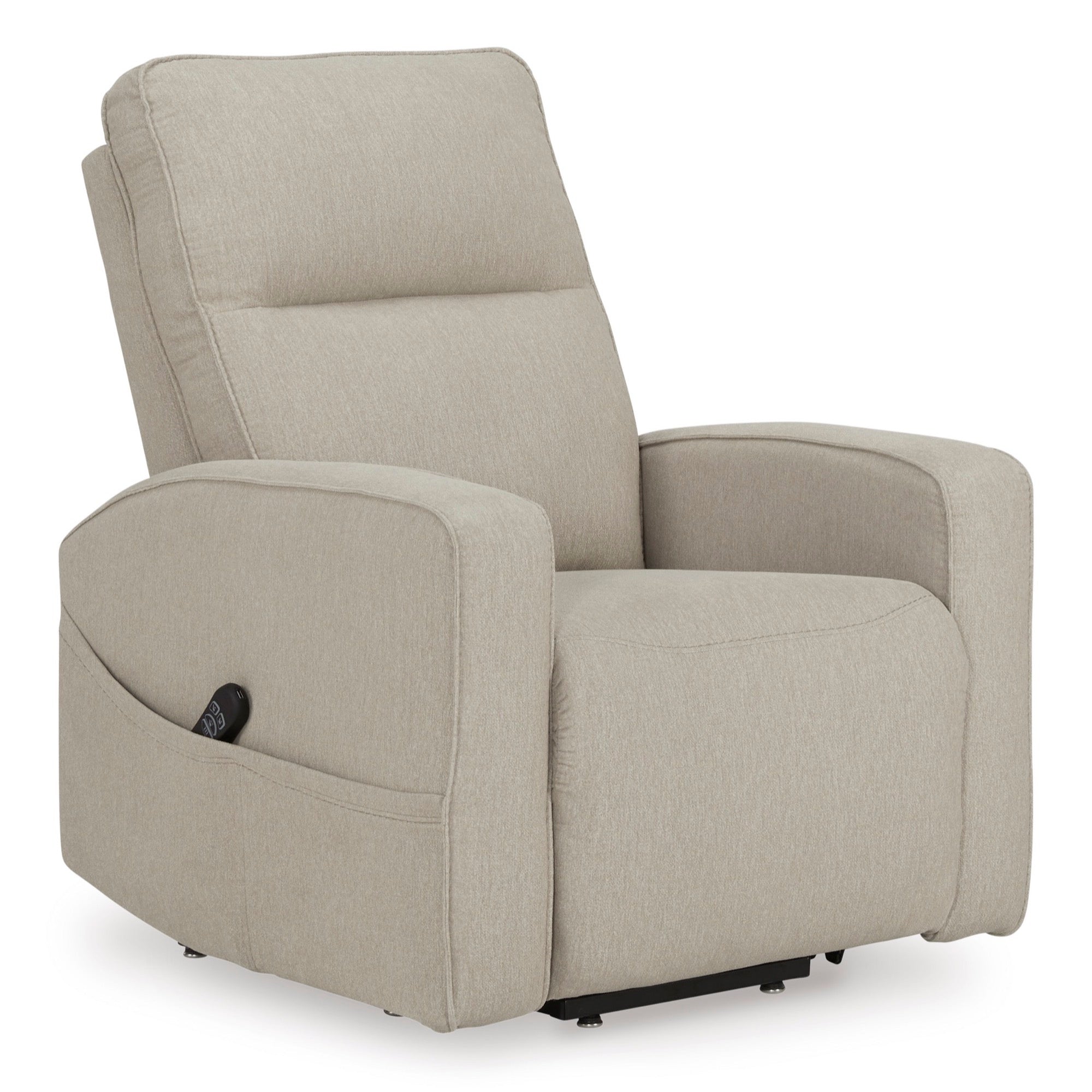 Smoke Power Lift Recliner - Adams Furniture