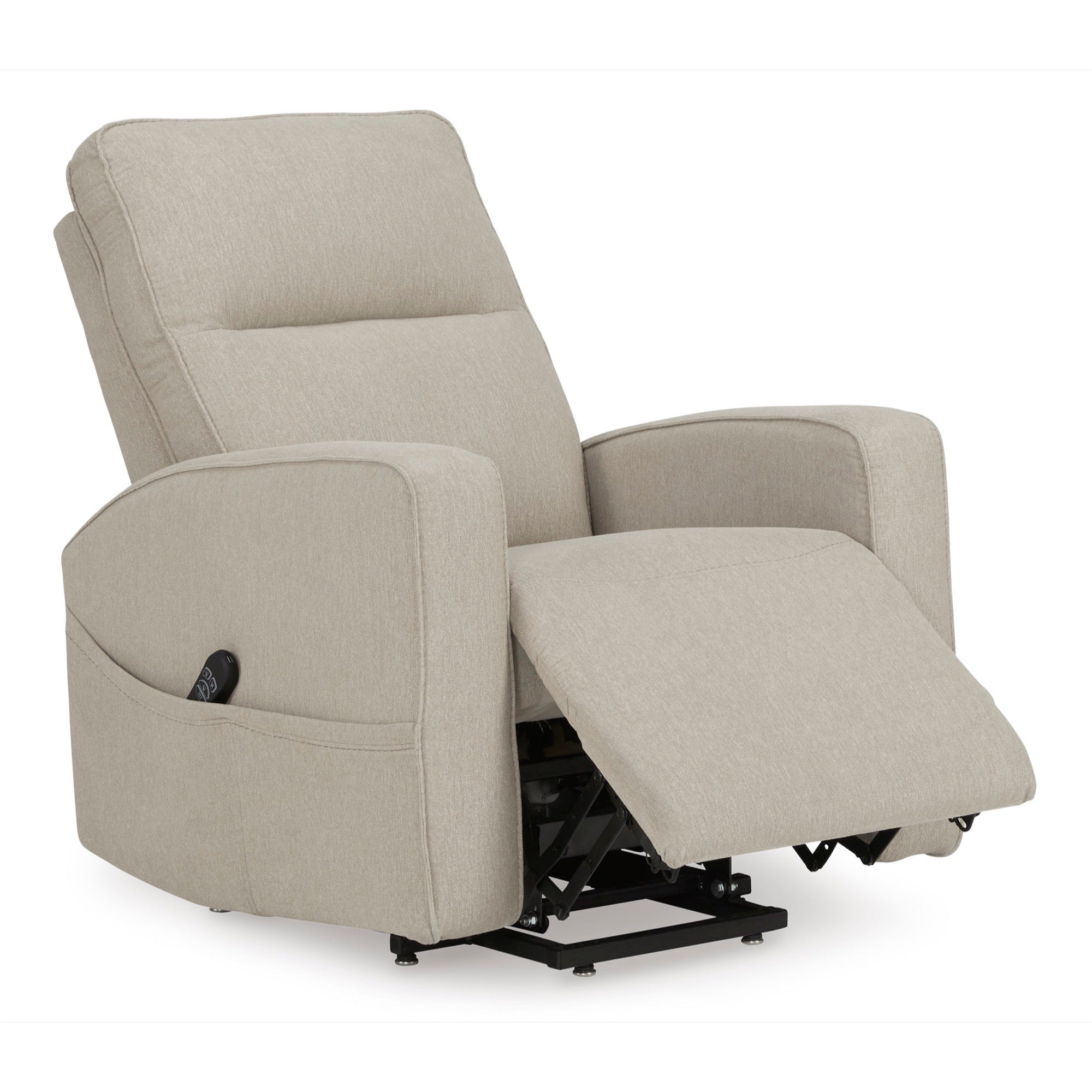 Smoke Power Lift Recliner - Adams Furniture