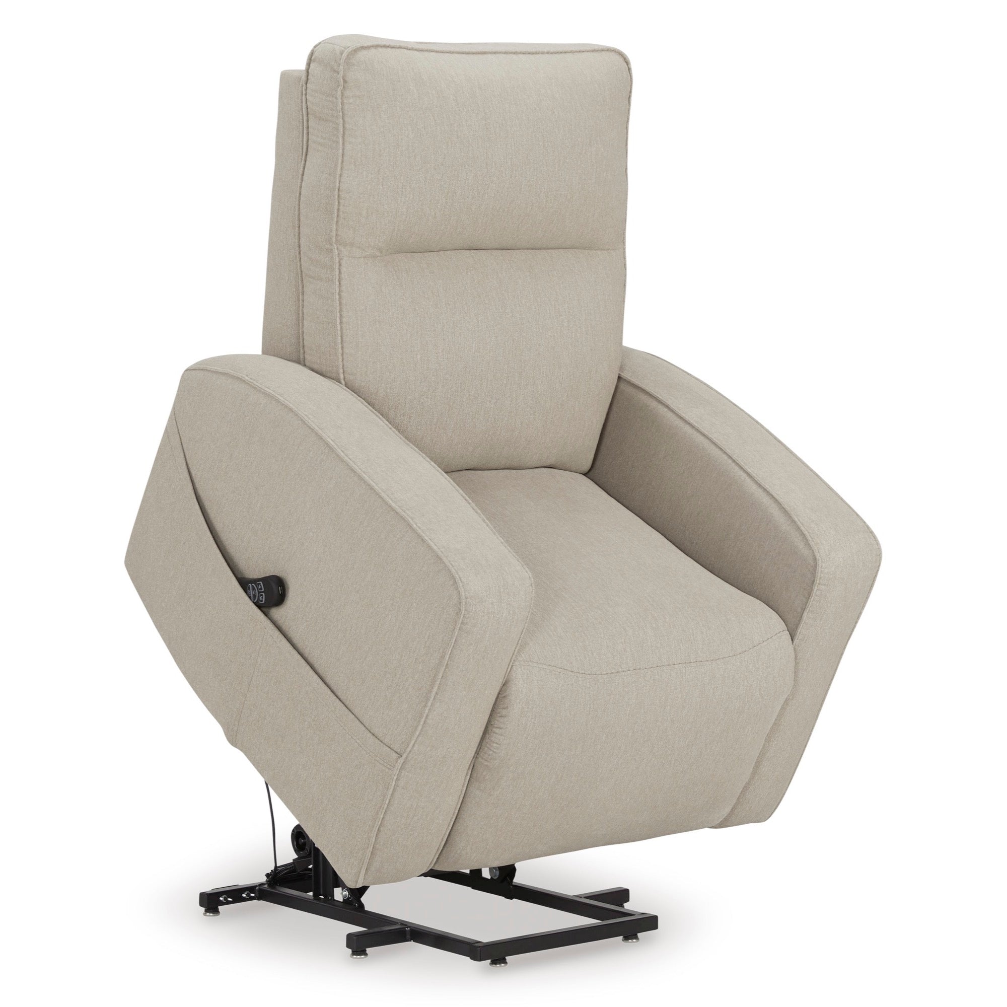 Smoke Power Lift Recliner - Adams Furniture
