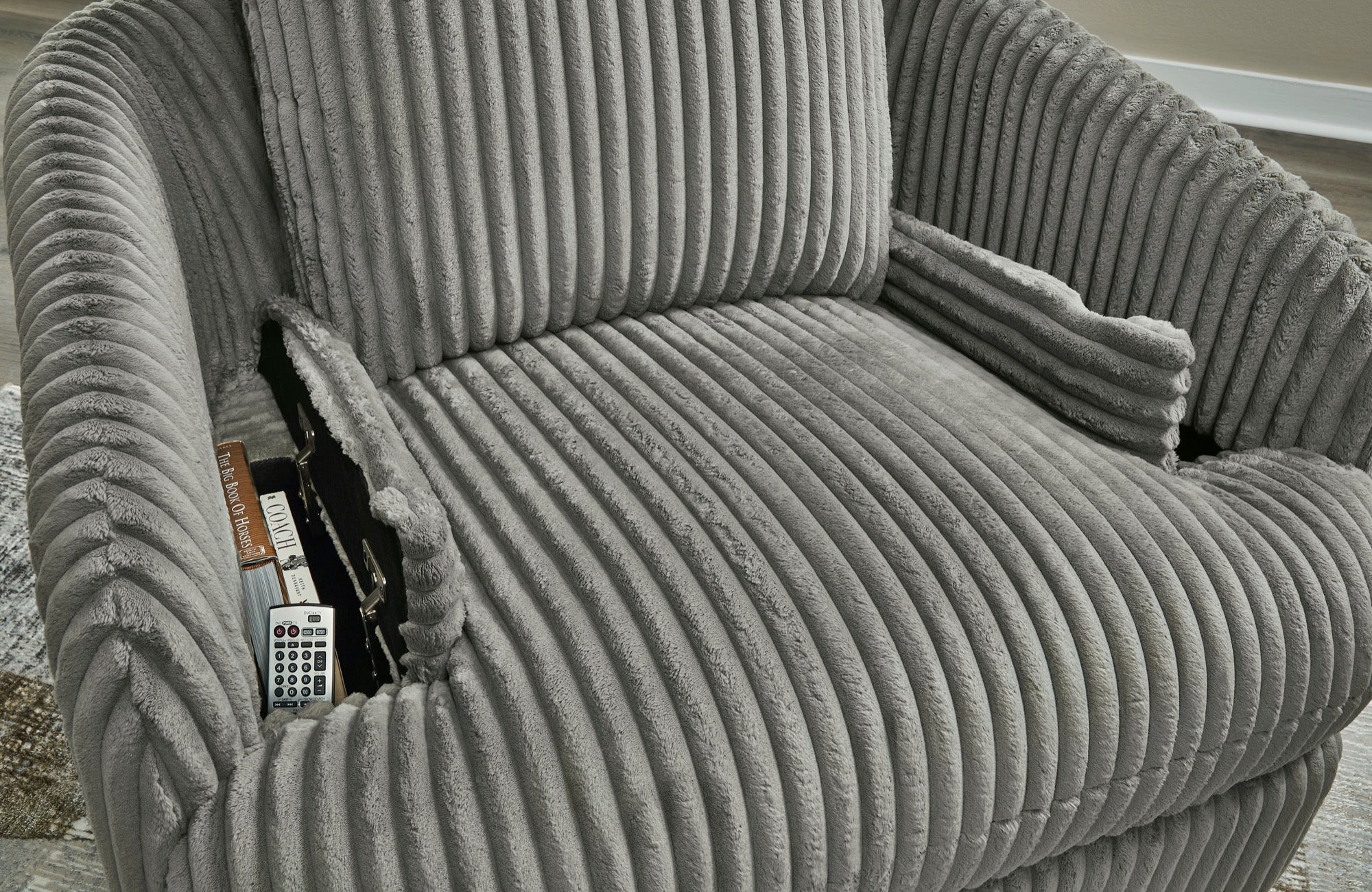 Tie-Breaker Swivel Glider Recliner - Adams Furniture