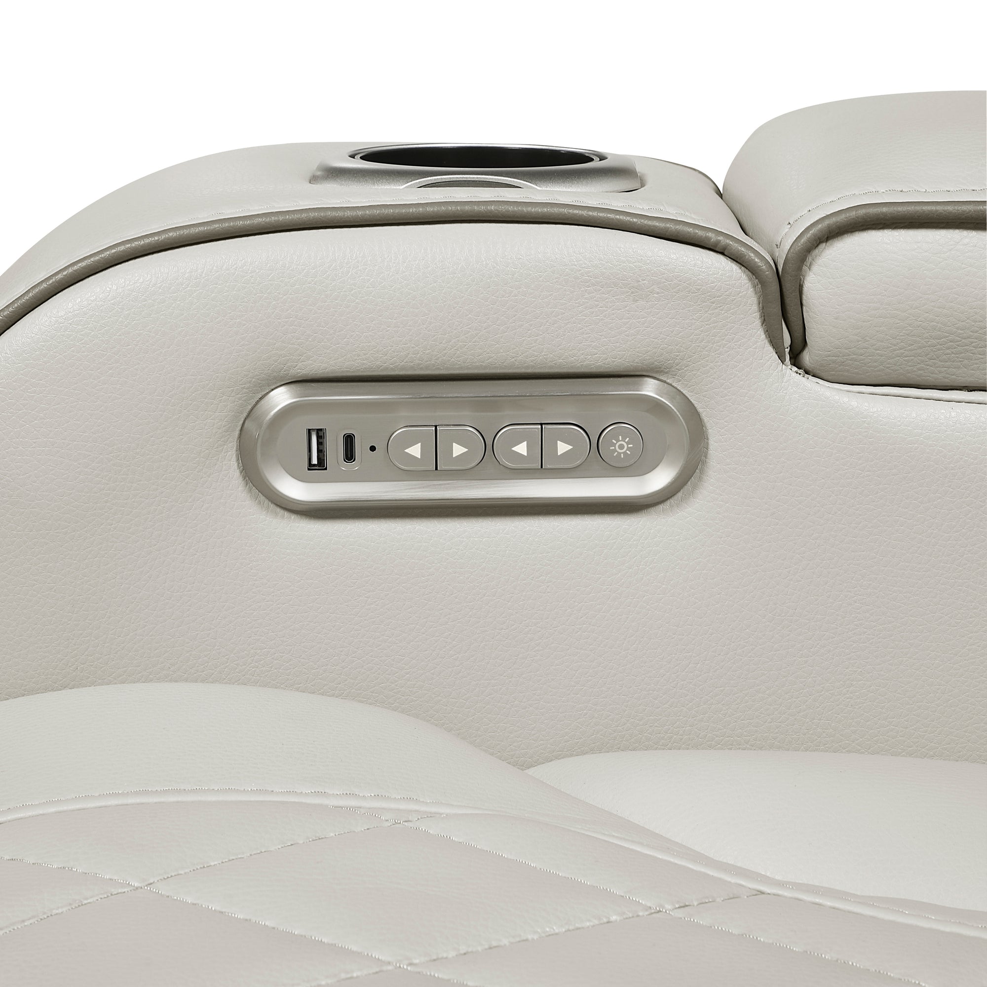 Ethan Power Recliner with Storage Arms - Adams Furniture
