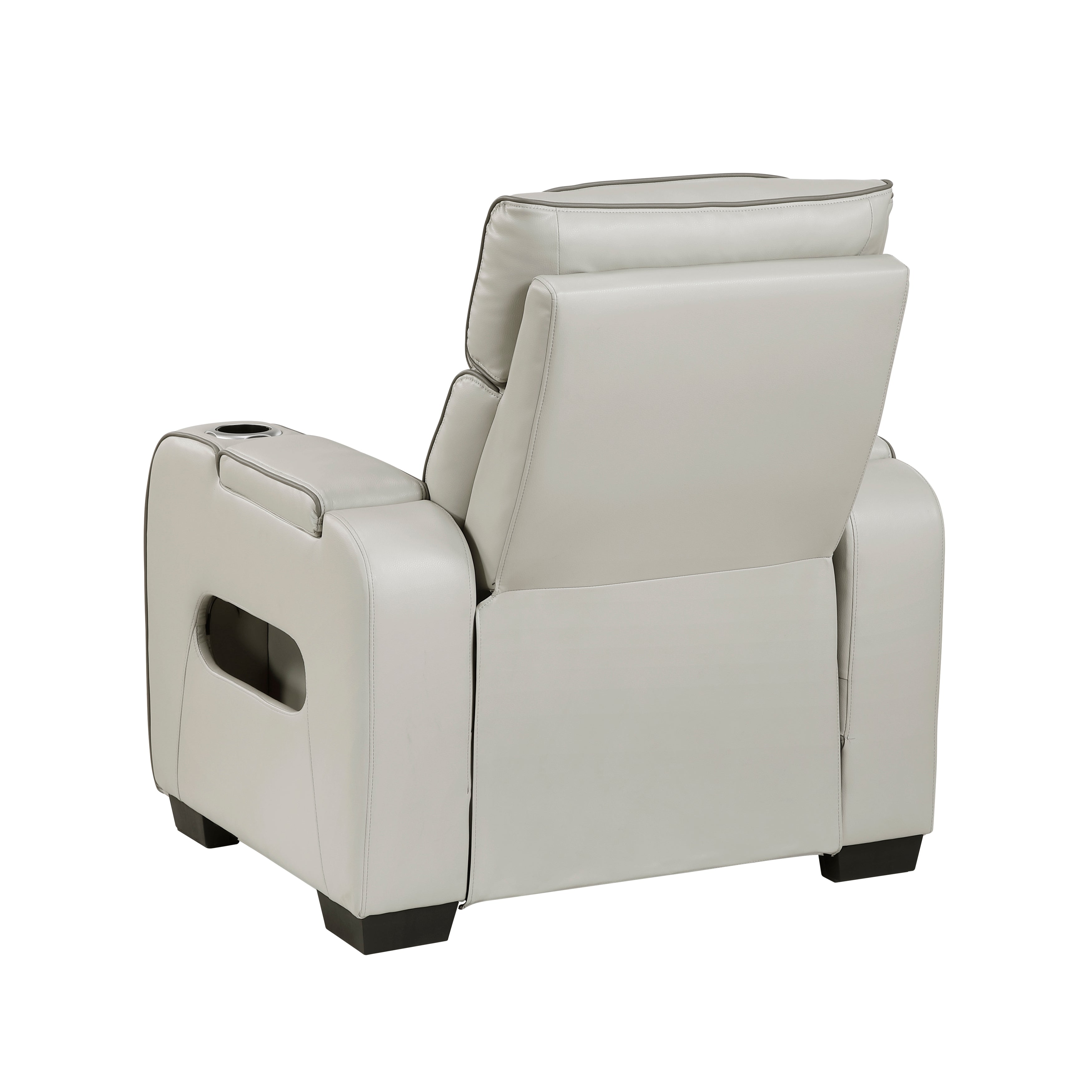 Ethan Power Recliner with Storage Arms - Adams Furniture