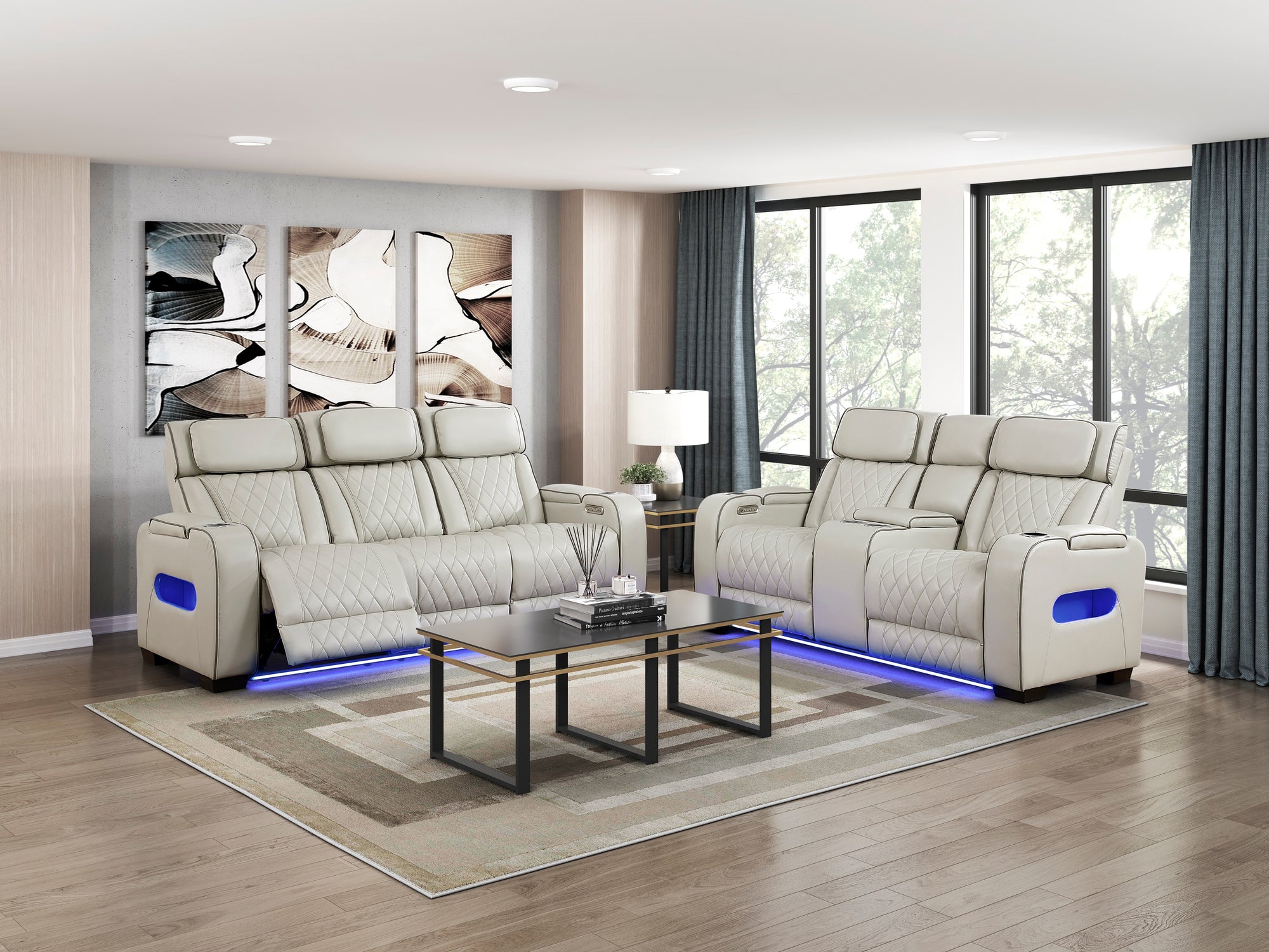 Ethan Power Reclining Living Room Set - Adams Furniture