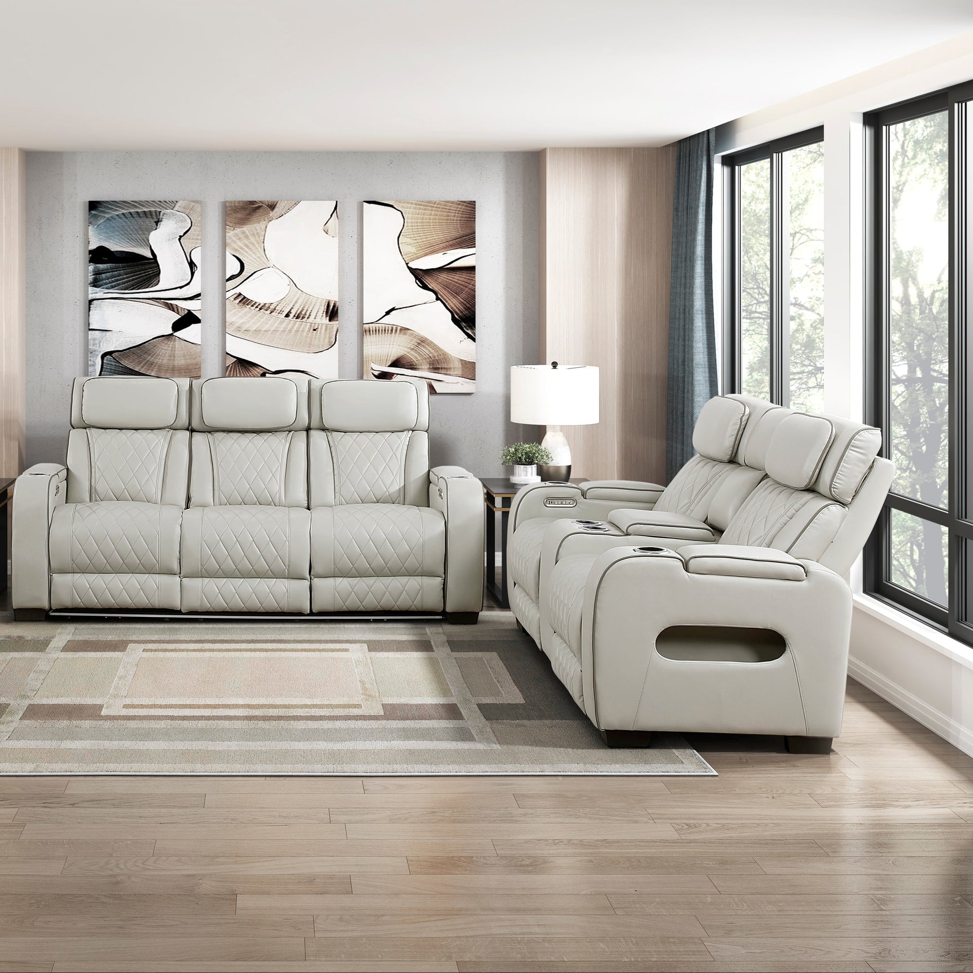 Ethan Power Reclining Living Room Set - Adams Furniture