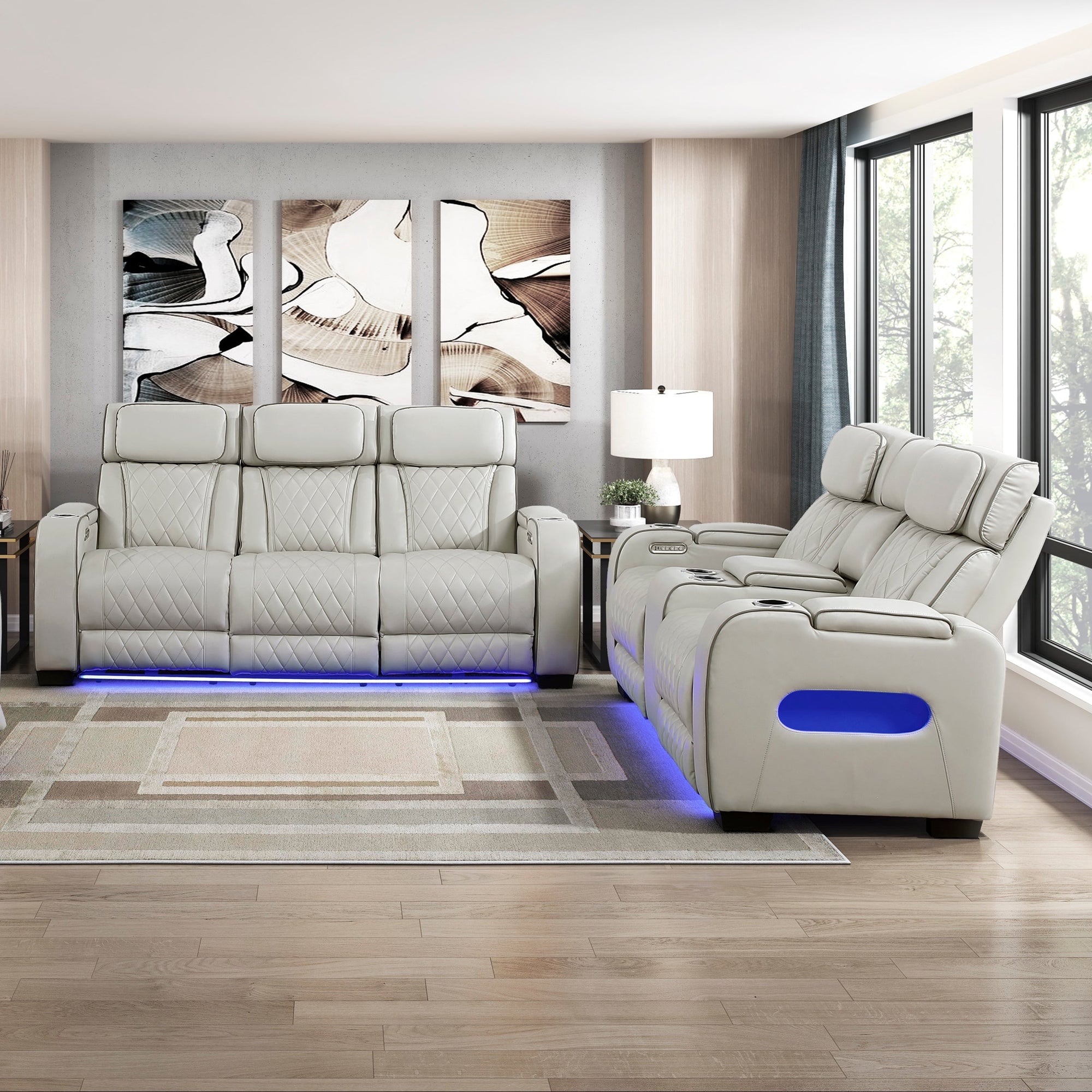 Ethan Power Reclining Living Room Set - Adams Furniture