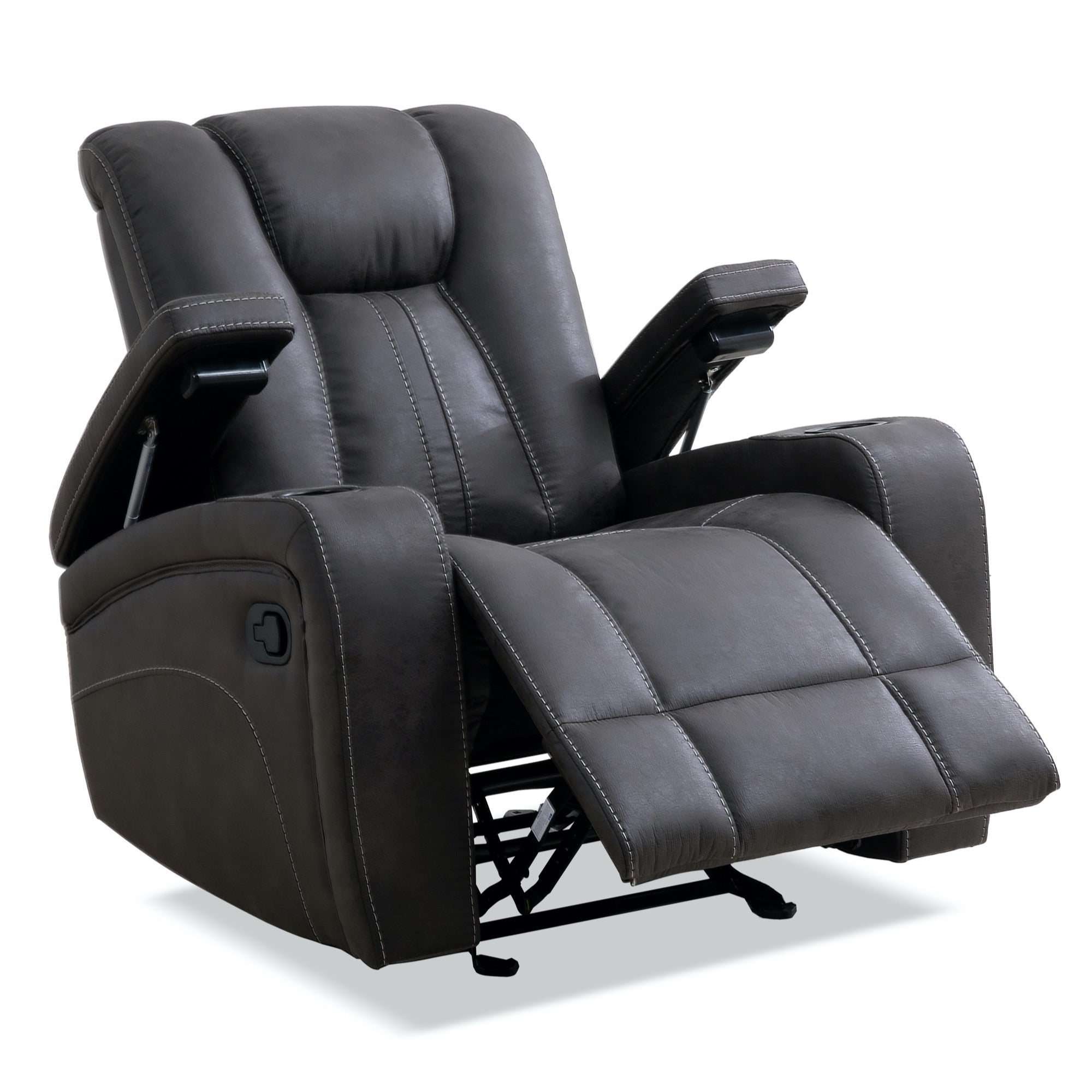 Caleb Glider Recliner - Adams Furniture