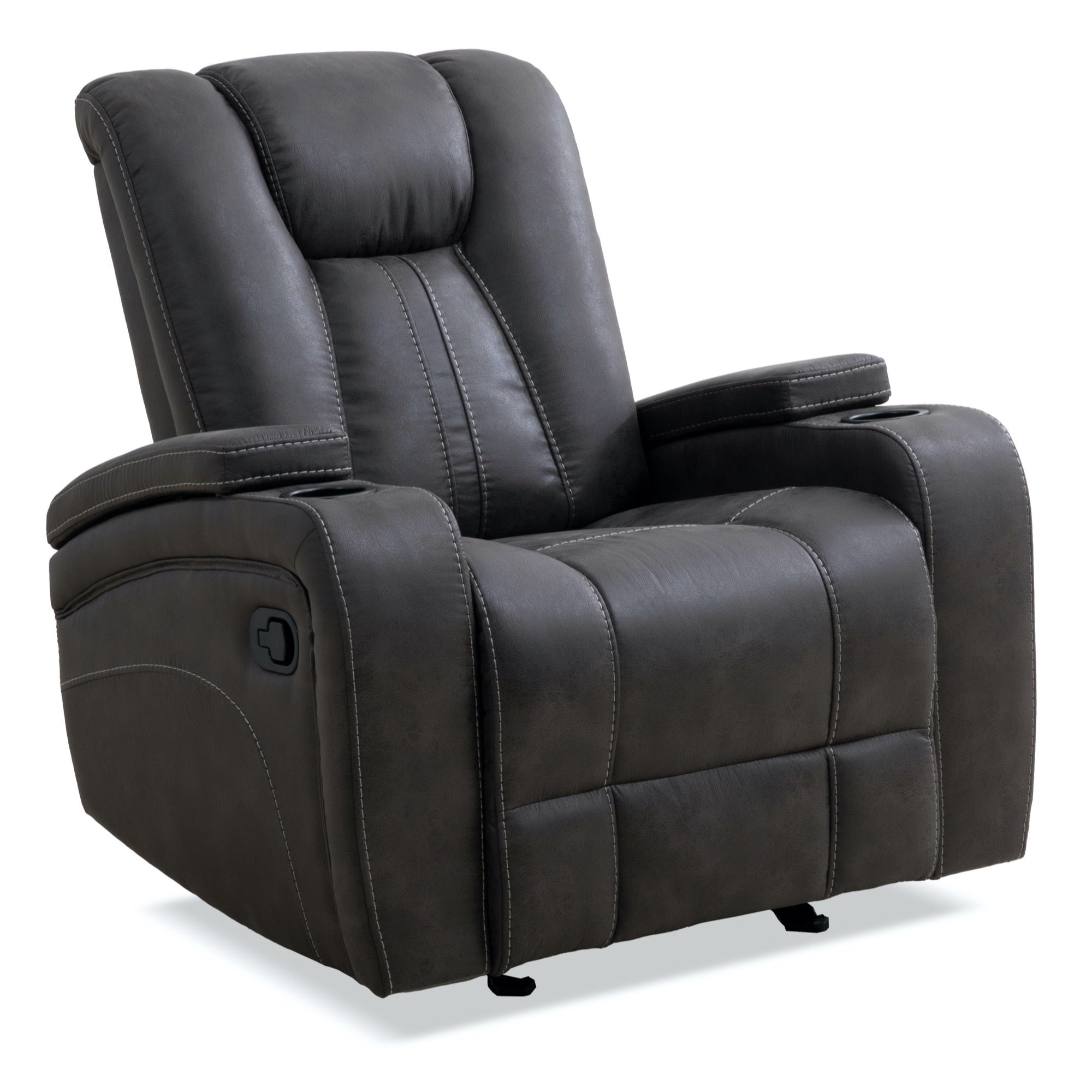 Caleb Glider Recliner - Adams Furniture