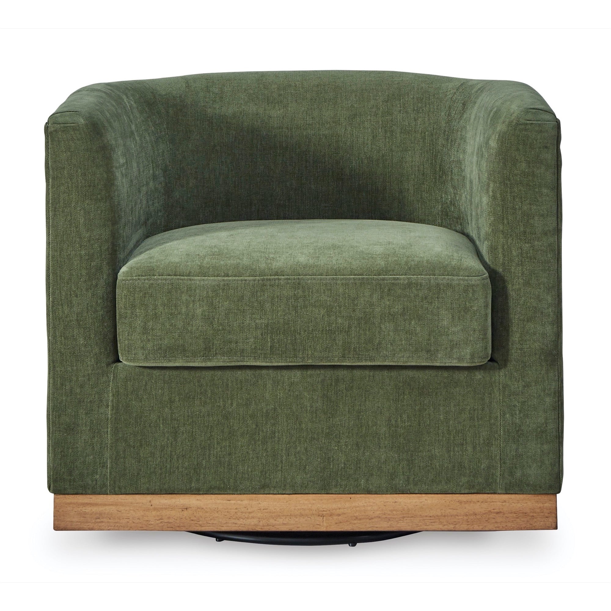 Forest Green Swivel Chair - Adams Furniture