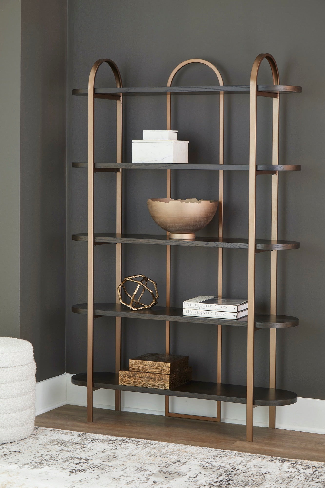 Antique Gold Bookcase