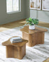 2 Piece Accent Coffee Table Set