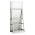 LED Champagne Floor Mirror with Storage