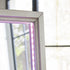 LED Champagne Floor Mirror with Storage