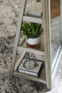 LED Champagne Floor Mirror with Storage