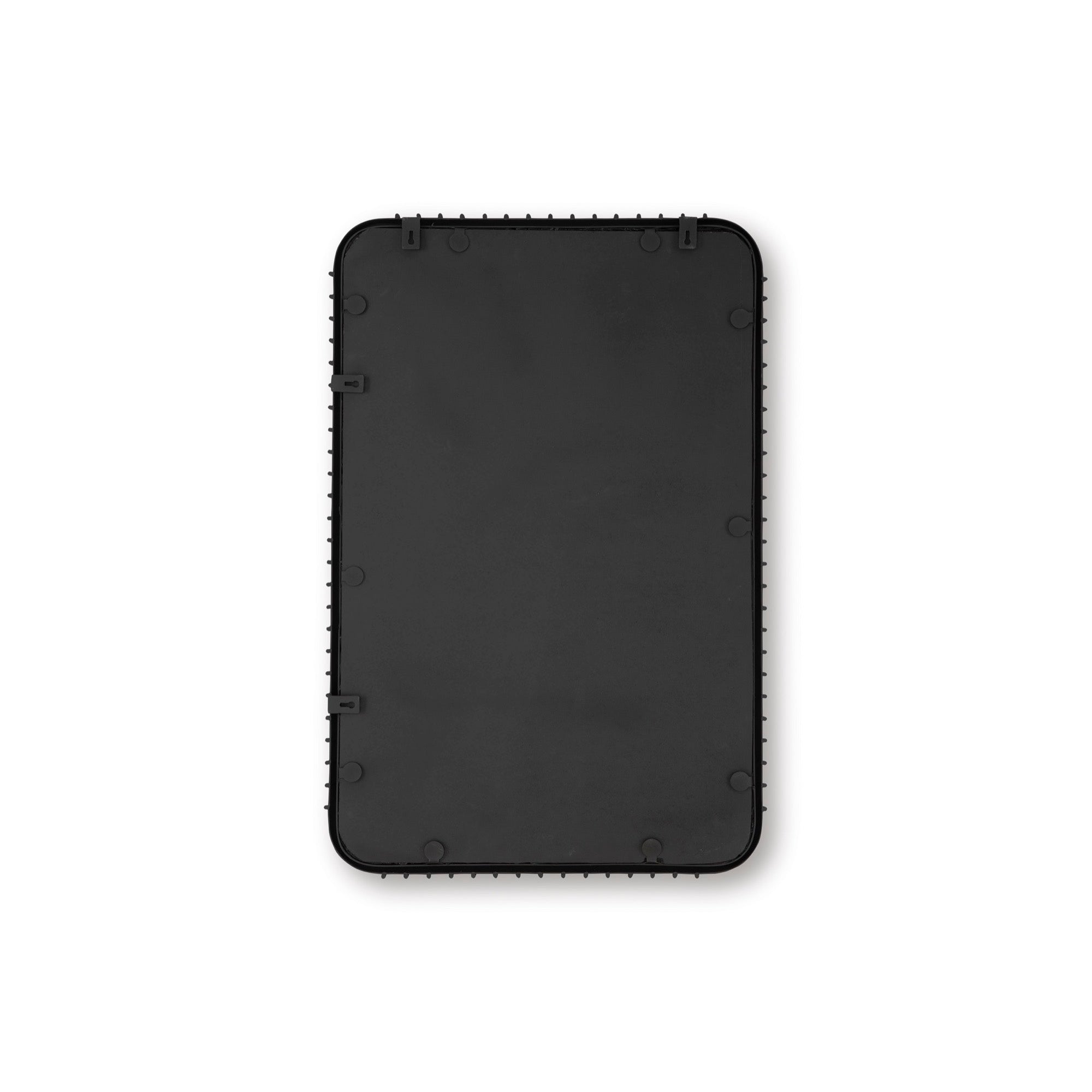 Black Metal Accent Mirror