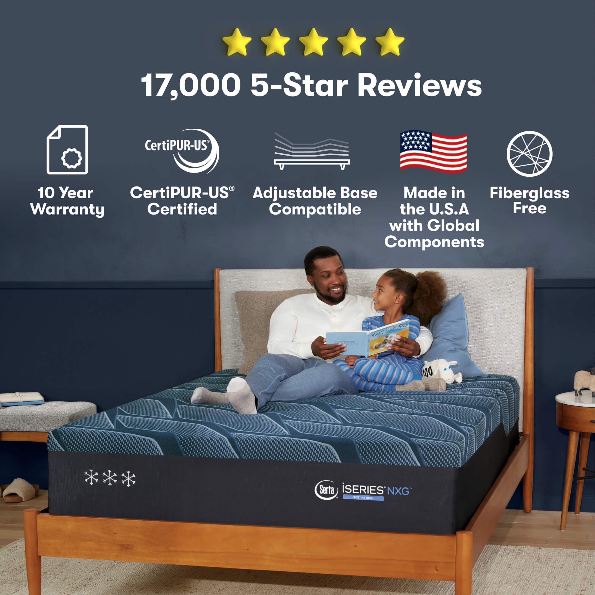 Serta iSeries NXG Hybrid 2500 Medium King Mattress - Adams Furniture